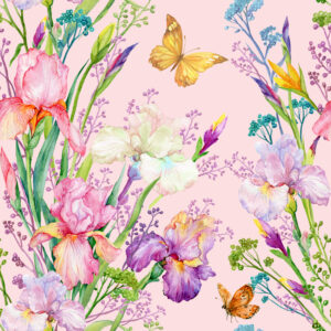 Butterflies Pink Personalisation 66